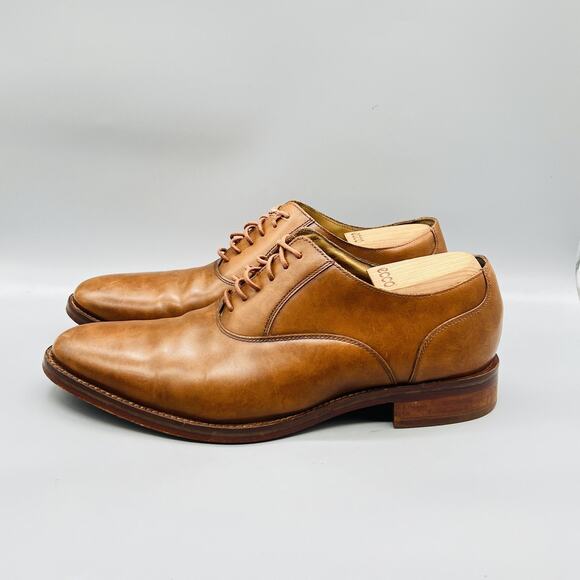 Cole Haan Shoes Mens 11 Brown Leather Derby Oxford Dress Almond Toe Lace Up main image 10
